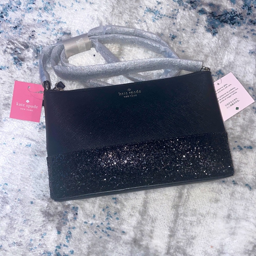 Brand New Kate Spade Glitter Crossbody